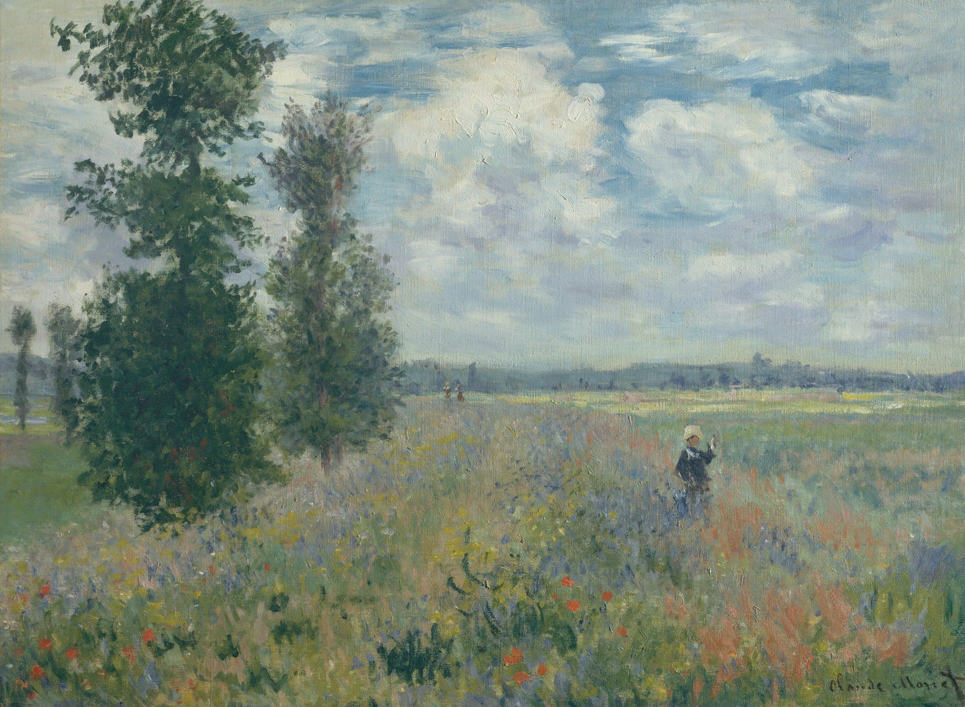 Champs de coquelicots près d'Argenteuil 1875 - Claude Monet