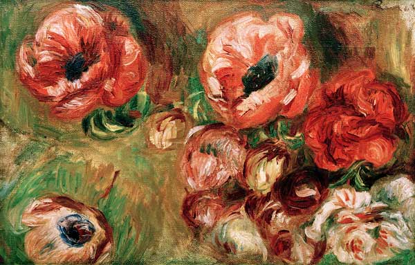 Les anémones - Pierre-Auguste Renoir