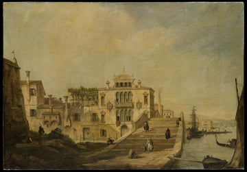 Vue d'un pont à Venise - Giovanni Antonio Canal