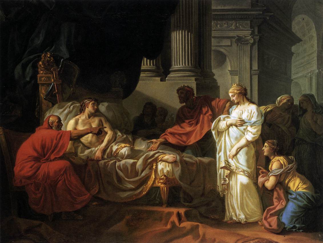 Antiochus et Stratonice - Jacque Louis David