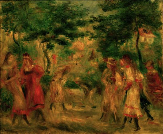 Les enfants dans le jardin de Montmartre - Pierre-Auguste Renoir