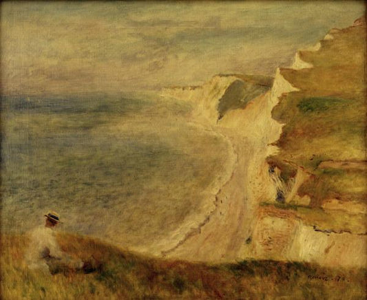 Falaise près de Pourville - Pierre-Auguste Renoir