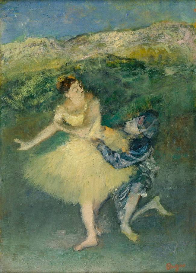 Arlequin et Colombine - Edgar Degas