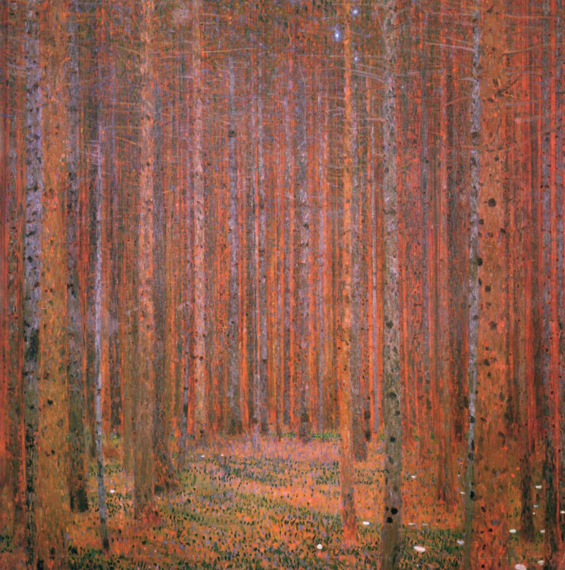 Forêt de sapins I - Gustav Klimt