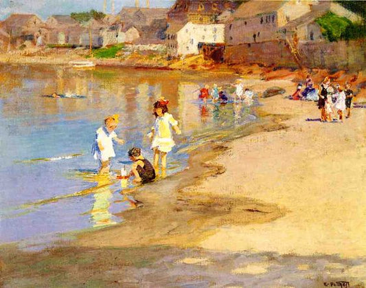 At the Beach of Edward Henry Potthast