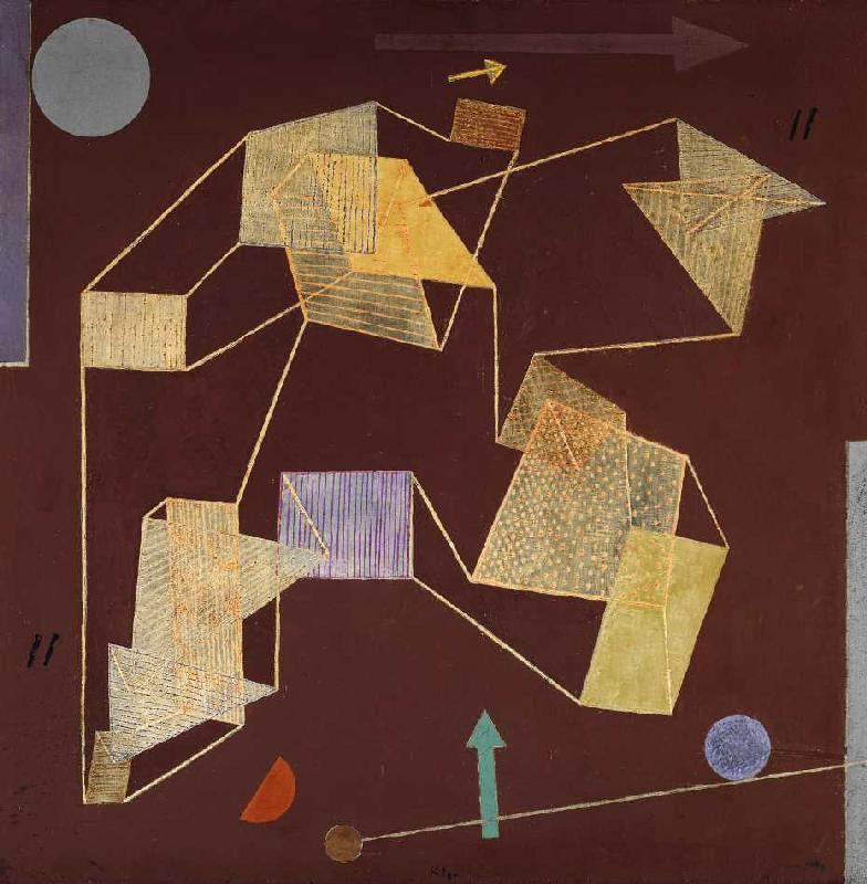Ascendance et trajectoire (vol plané) - Paul Klee