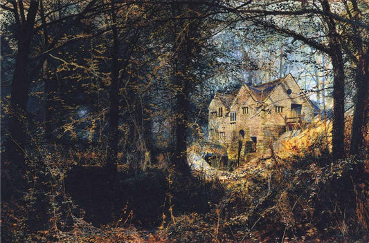 Gloire d'automne : Le vieux moulin - John atkinson grimshaw