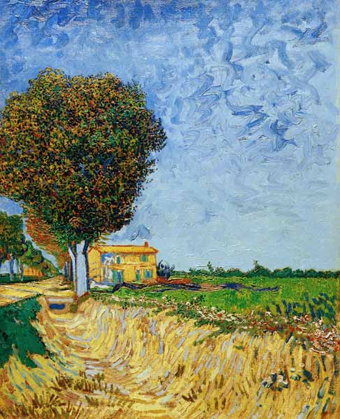 Avenue près d'Arles - Van Gogh