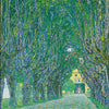 Avenue dans le parc de Schloss Kammer - Gustav Klimt