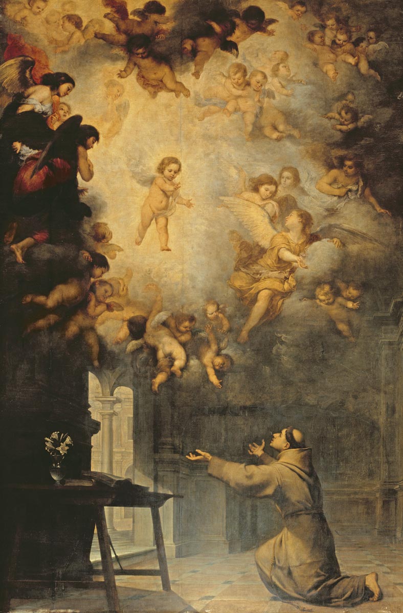 La vision de saint Antoine de Padoue - Bartolomé Esteban Murillo