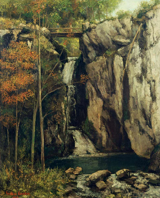 Le gouffre de Conches - Gustave Courbet