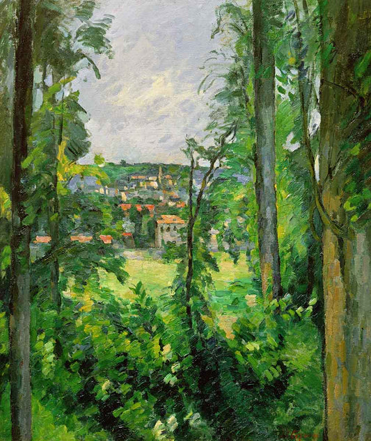 Auvers, vue de la périphérie - Paul Cézanne