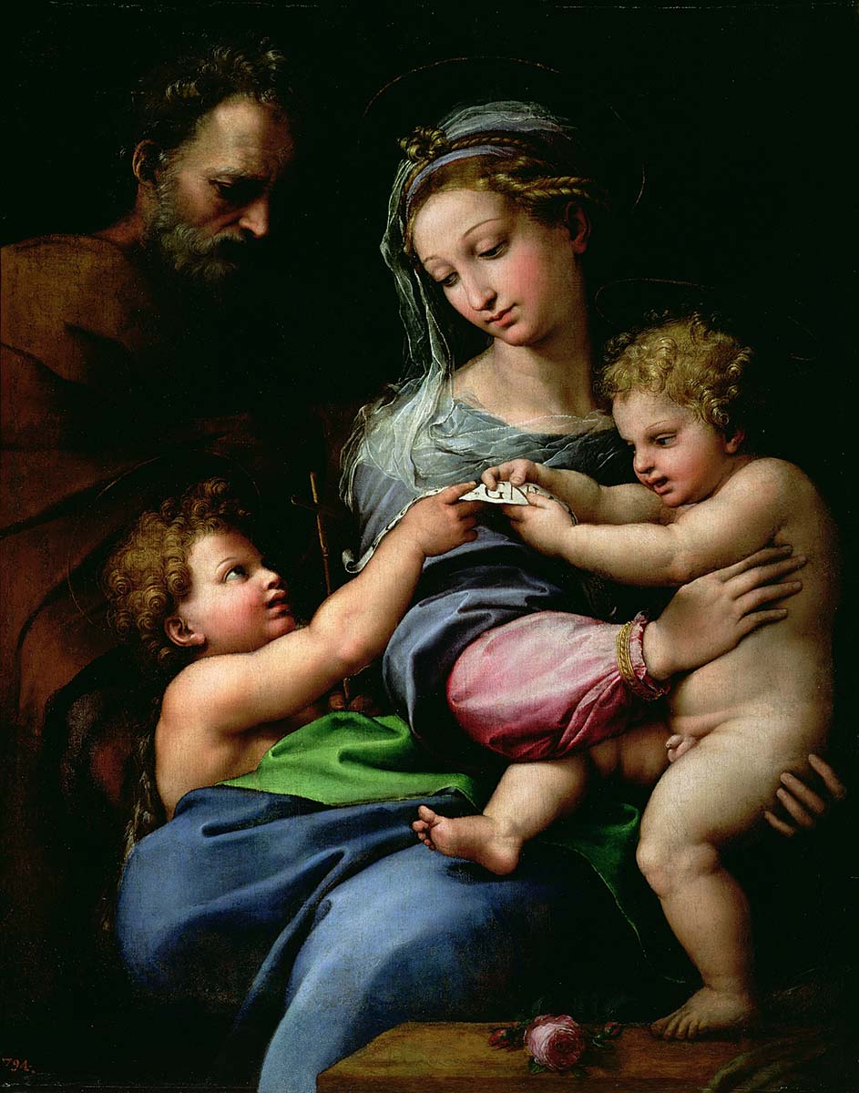 La Vierge à la rose - Raphaël (peintre)