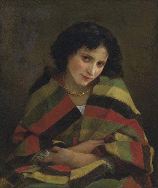 La fille frileuse - William Bouguereau