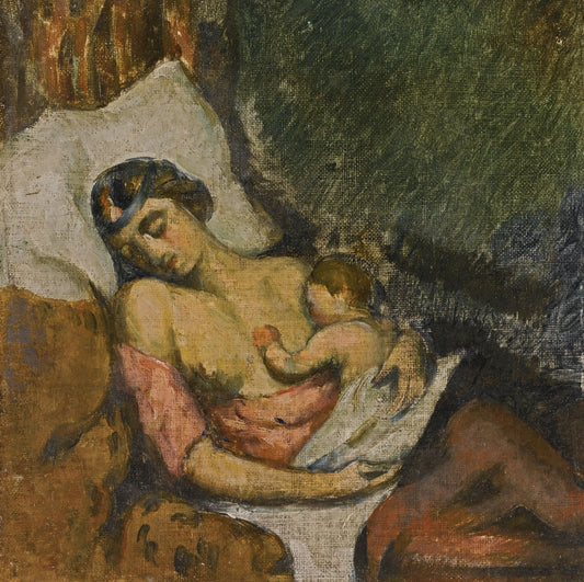 Femme allaitant son enfant - Paul Cézanne