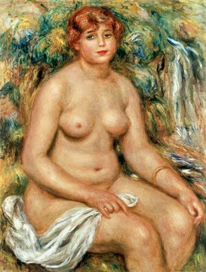 Bain assis - Pierre-Auguste Renoir