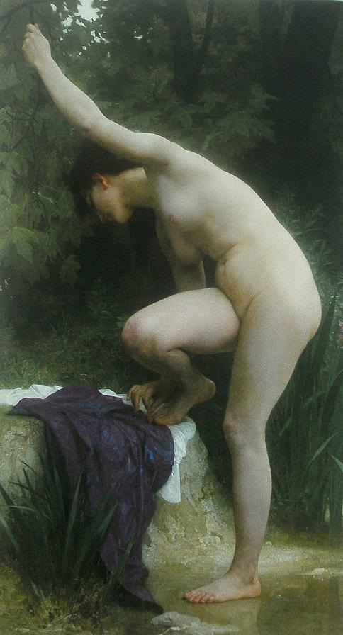 Bather de William Bouguereau