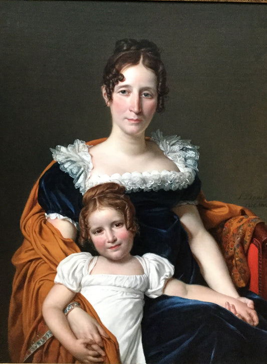 Portrait de la Comtesse Vilain XIIII et de sa fille - Jacques-Louis David