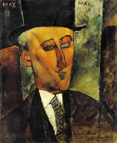 Portrait de Max Jacob - Amadeo Modigliani