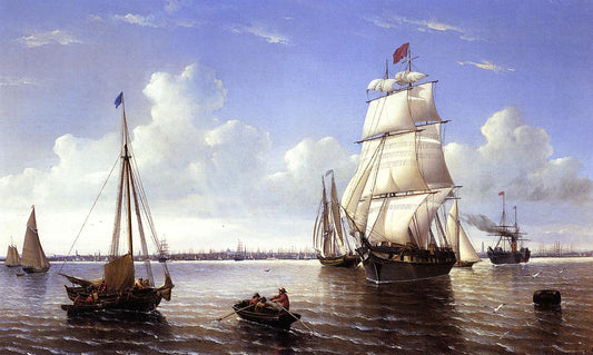 Le port de Boston - William Bradford