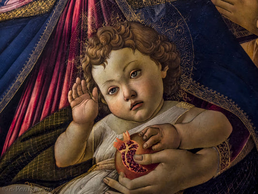 Madonna Granatapfel, Det - Sandro Botticelli