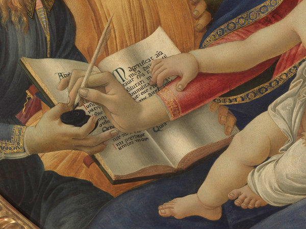 Madonna Magnificat, détail - Sandro Botticelli