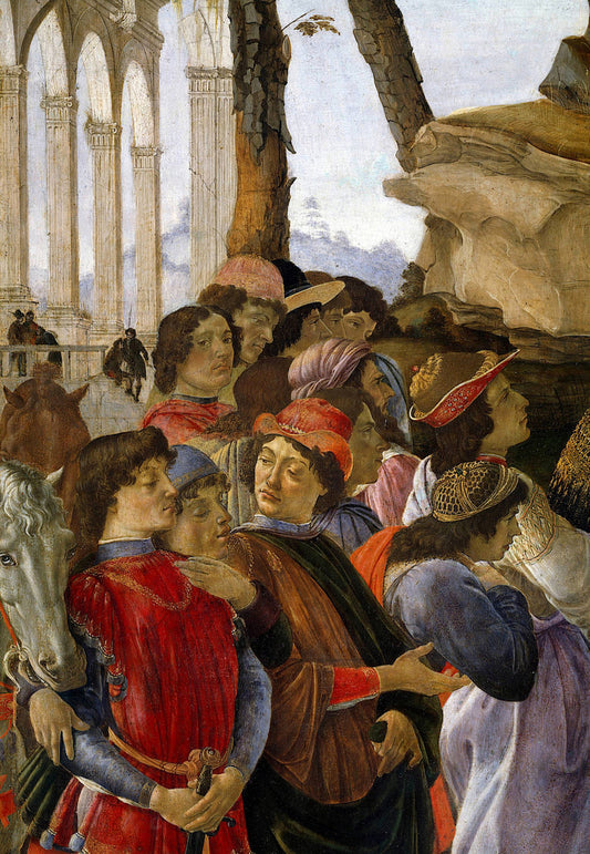Adoration des rois, détail - Sandro Botticelli