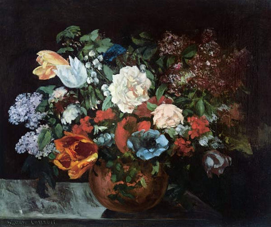 Bouquet de fleurs - Gustave Courbet