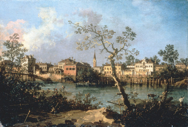 Vue d’une rivière, vers 1754 - Giovanni Antonio Canal