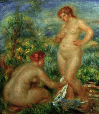 Deux baigneurs - Pierre-Auguste Renoir