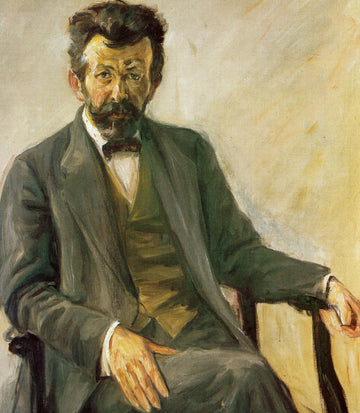 The Poet Richard Dehmel (1863-1920), 1909 - Max Liebermann