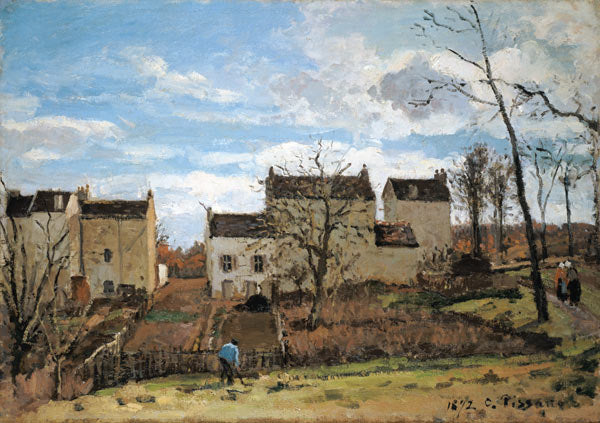 Printemps à Pontoise - Camille Pissarro