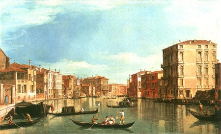 Le Grand Canal entre le Palazzo Bembo et le Palazzo Vendramin - Canal Giovanni Antonio