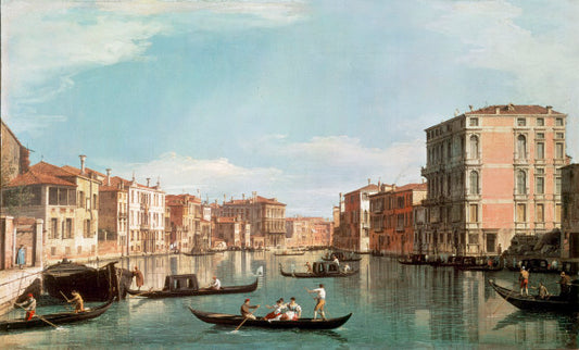Grand Canal entre le Palazzo Bembo et le Palazzo Vendramin - Giovanni Antonio Canal