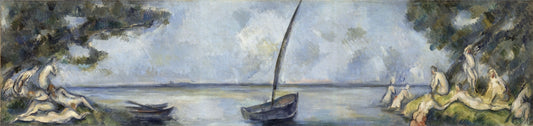 Bateaux et baigneurs - Paul Cézanne