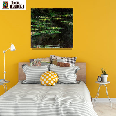 Nymphéas noirs - Monet tableau