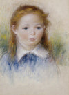 Portrait De Fillette - Pierre-Auguste Renoir