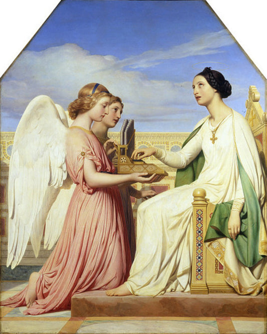 Sainte-Cécile et les anges - Paul Delaroche