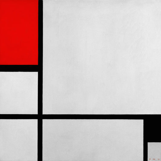 Composition rouge et noir - Mondrian