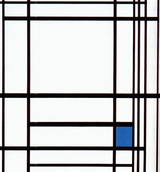 Composition avec du bleu - Mondrian