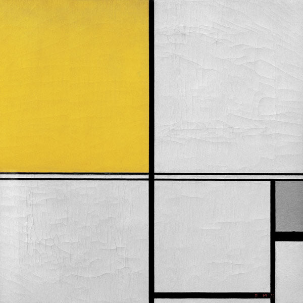 Composition avec double ligne - Mondrian