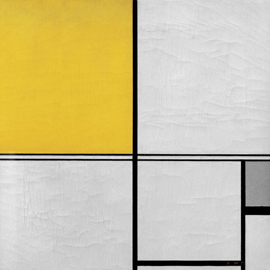 Composition avec double ligne - Mondrian