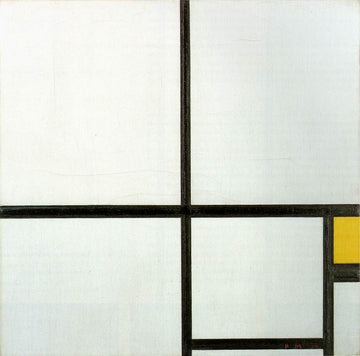 Composition avec du jaune - Mondrian