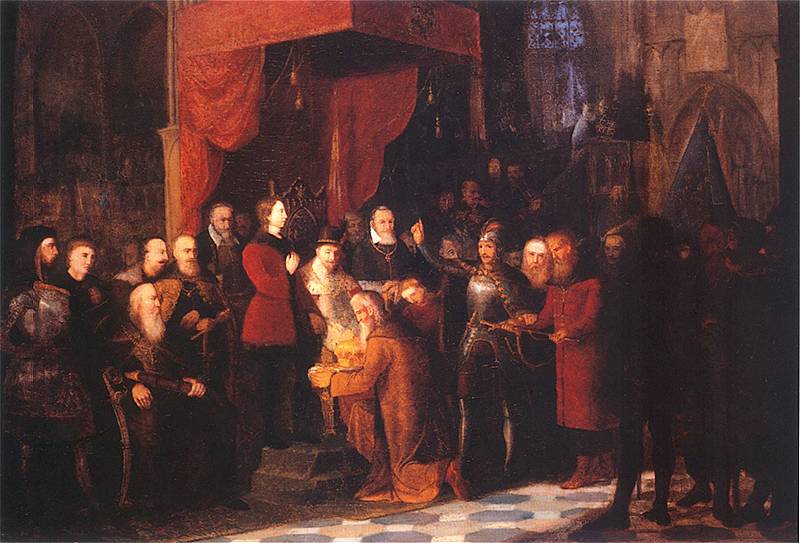 Coronation of the first king A.D. 1001 - Jan Matejko