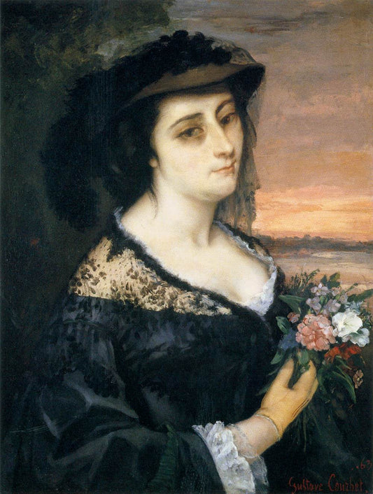 Portrait de Laure Borreau - Gustave Courbet