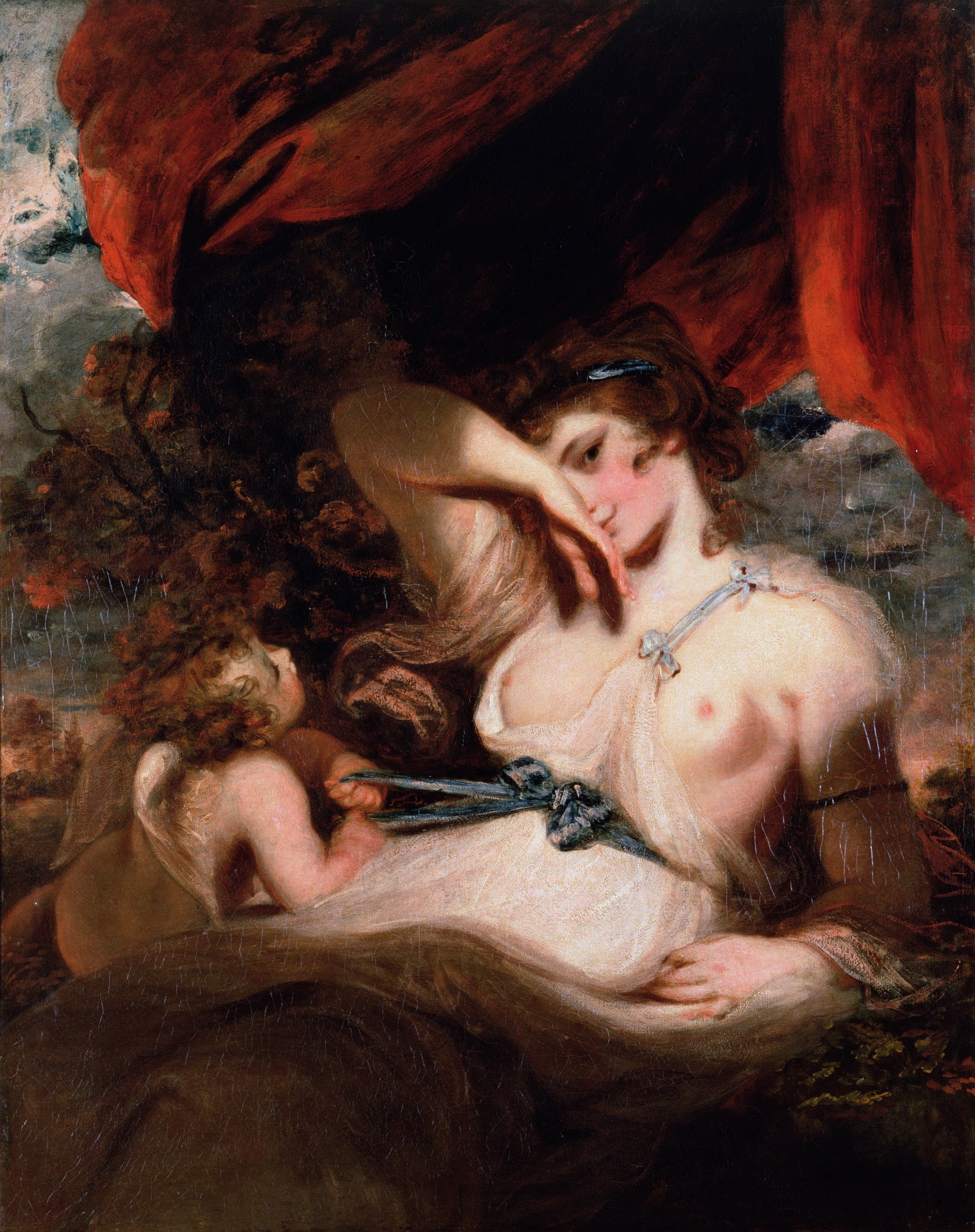 Cupidon défaisant la gaine de Vénus - Joshua Reynolds