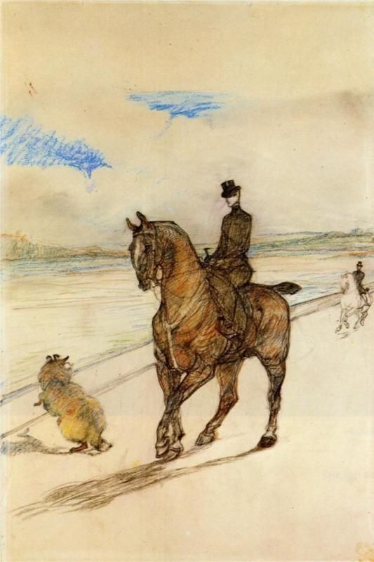 Fille de cheval - Toulouse Lautrec
