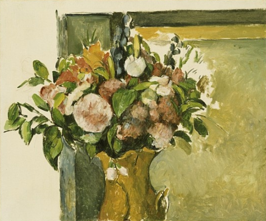 Fleurs dans un vase - Paul Cézanne