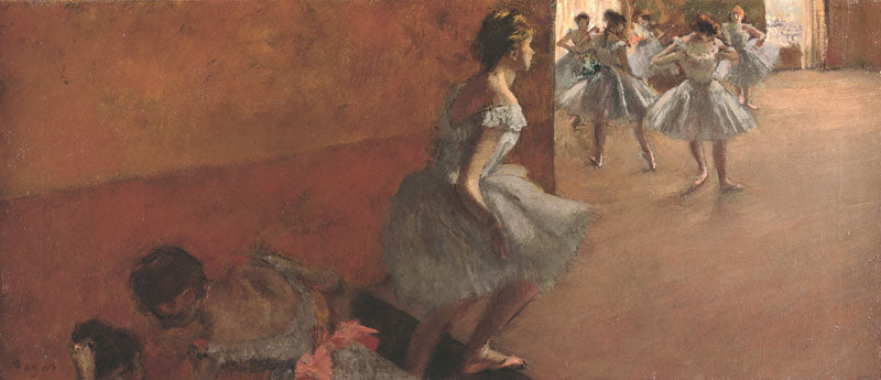 Danseurs sur un escalier - Edgar Degas