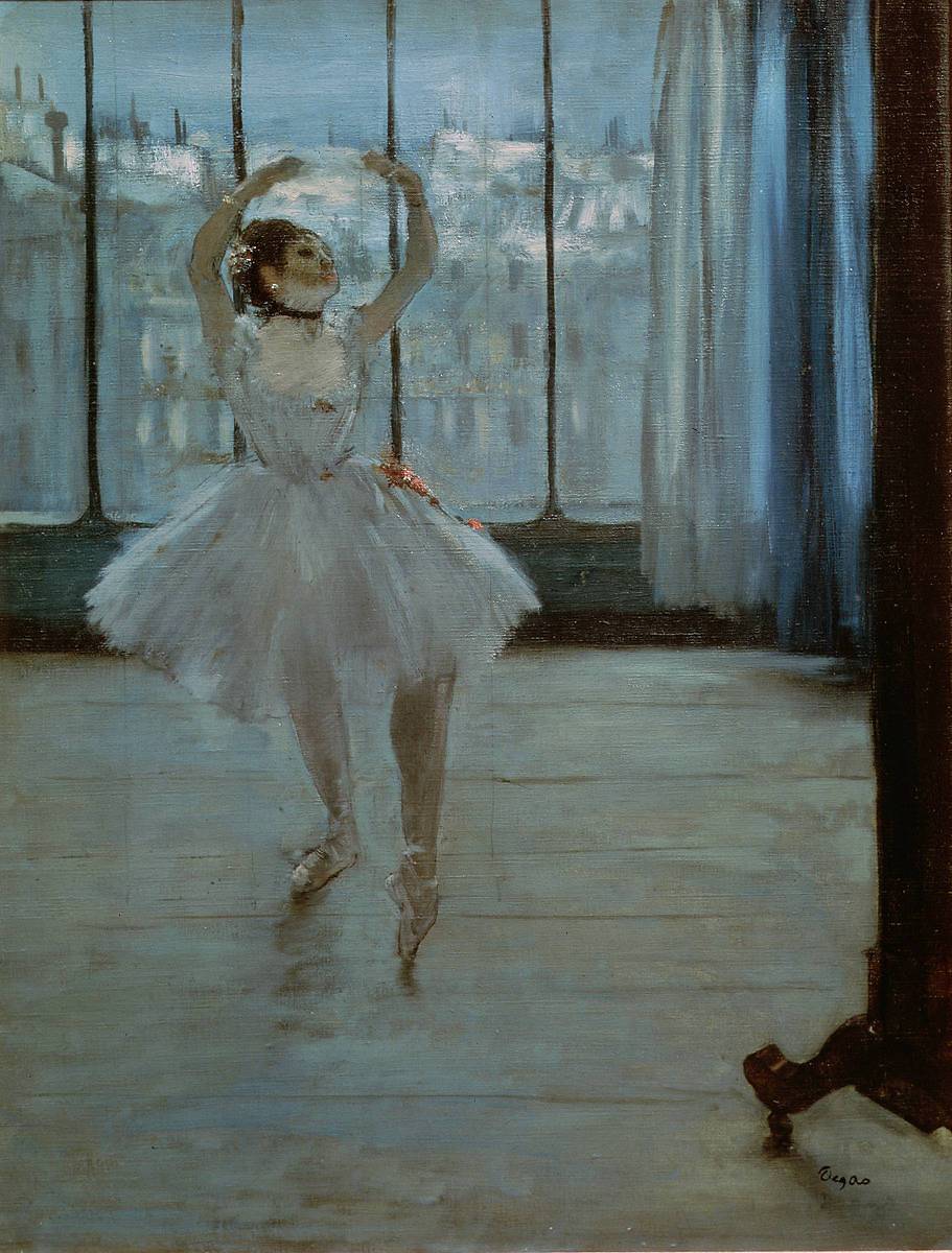 Danseuse devant une fenêtre - Edgar Degas